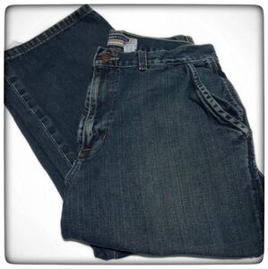 Old Navy Men's Blue Wash Working Jeans-33X30